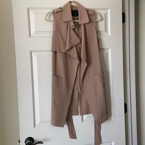 Love Tree Moto Longline Vest w/ Belt